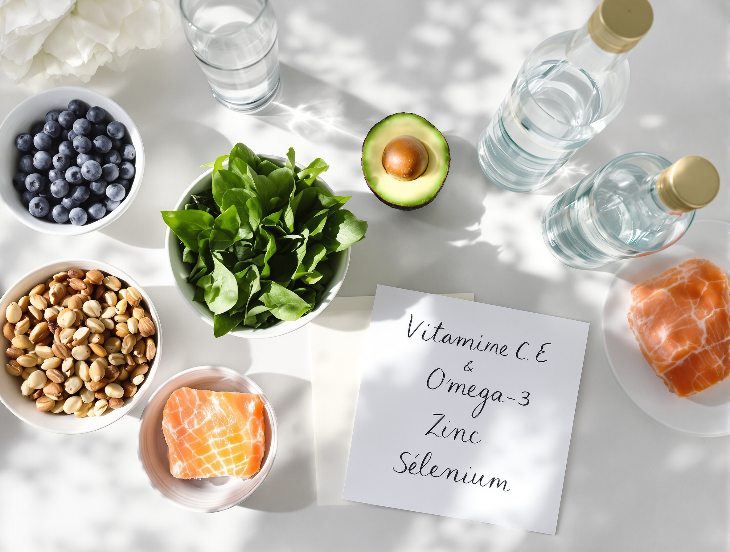 Aliments riches en antioxydants pour la peau