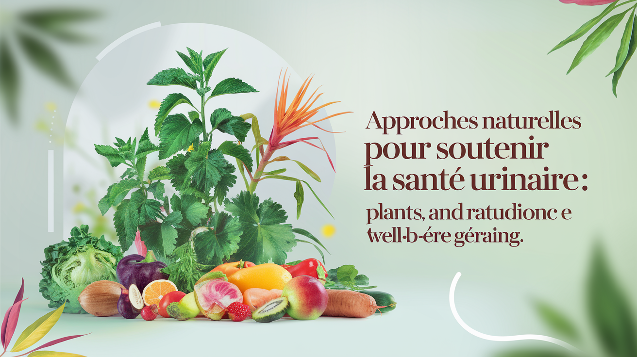 Approches naturelles pour améliorer la santé urinaire : plantes, alimentation et hygiène de vie.