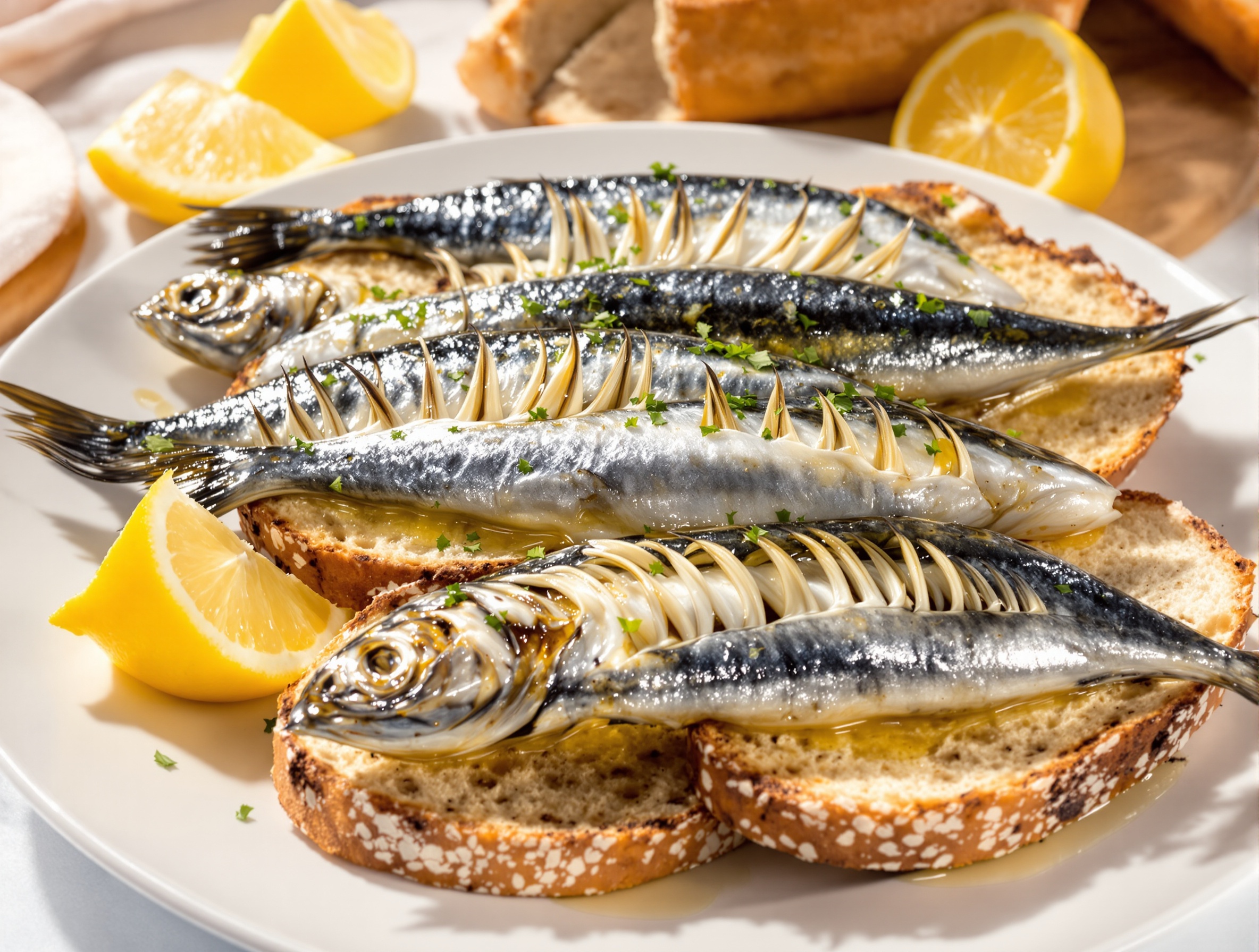 Sardines à l'huile appétissantes prêtes à consommer