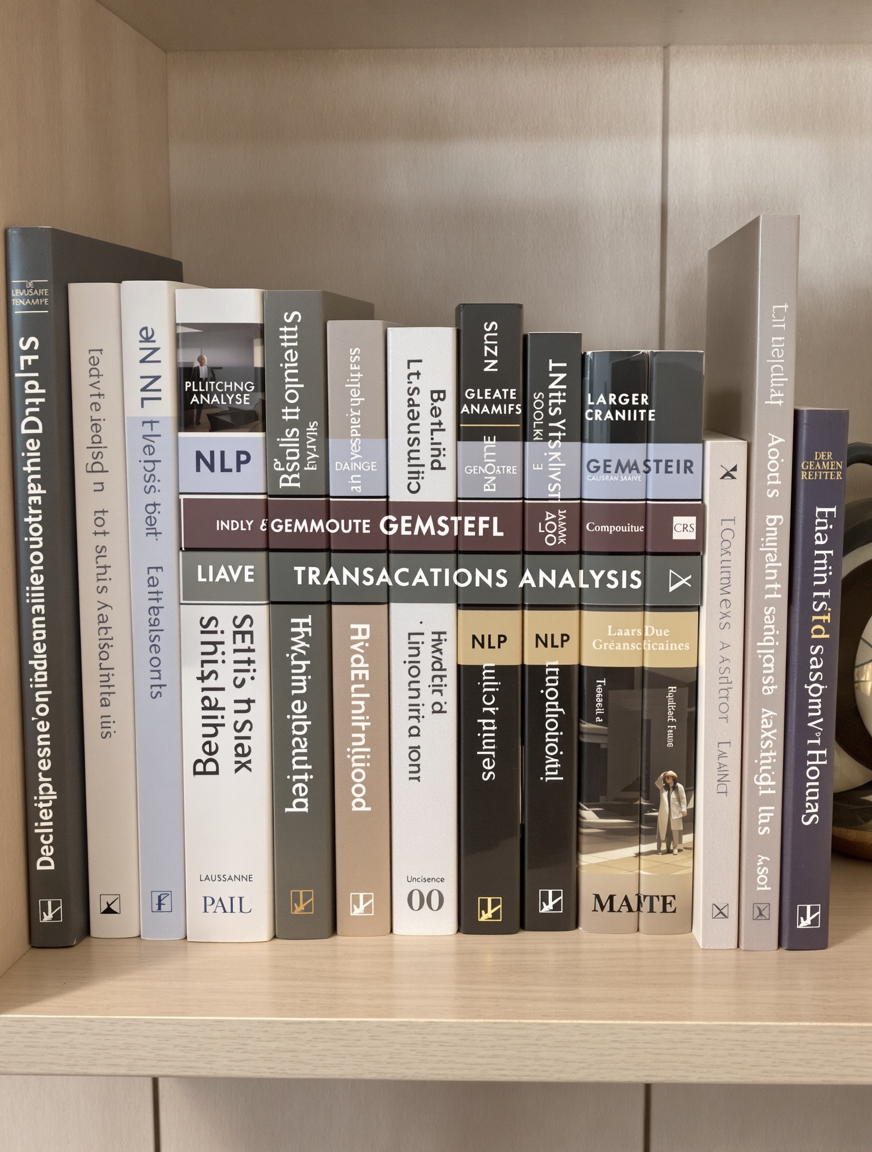 bibliothèque cabinet psychopraticien Lausanne livres PNL Gestalt AT hypnose