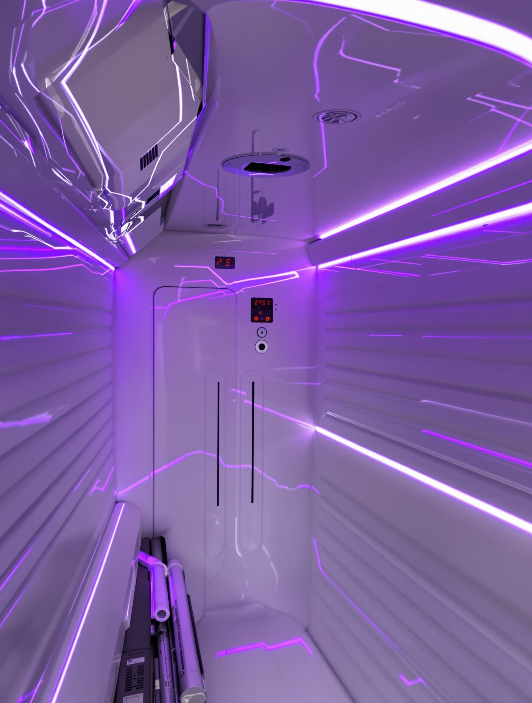 cabine UV moderne intérieure