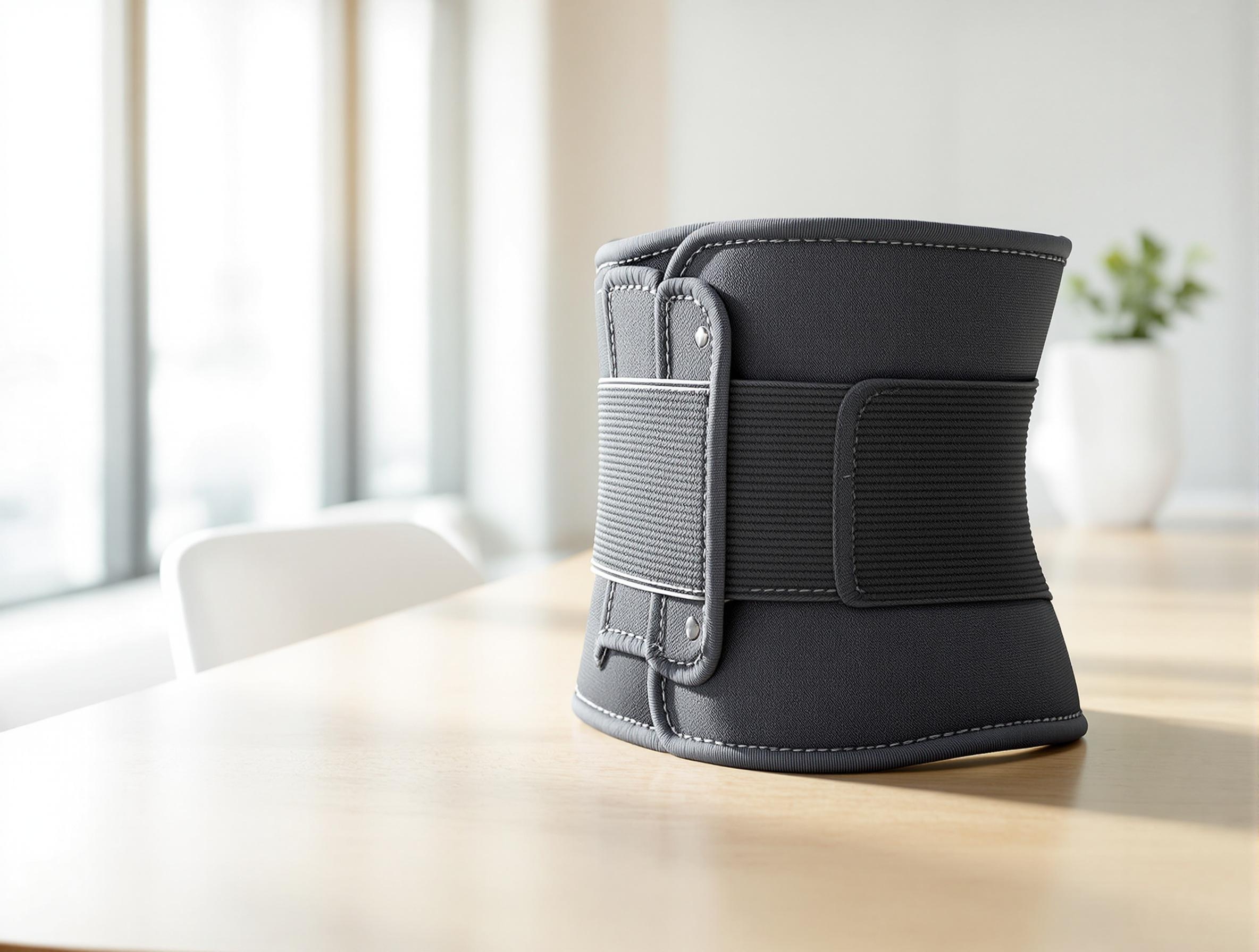 Ceinture lombaire posée en clinique