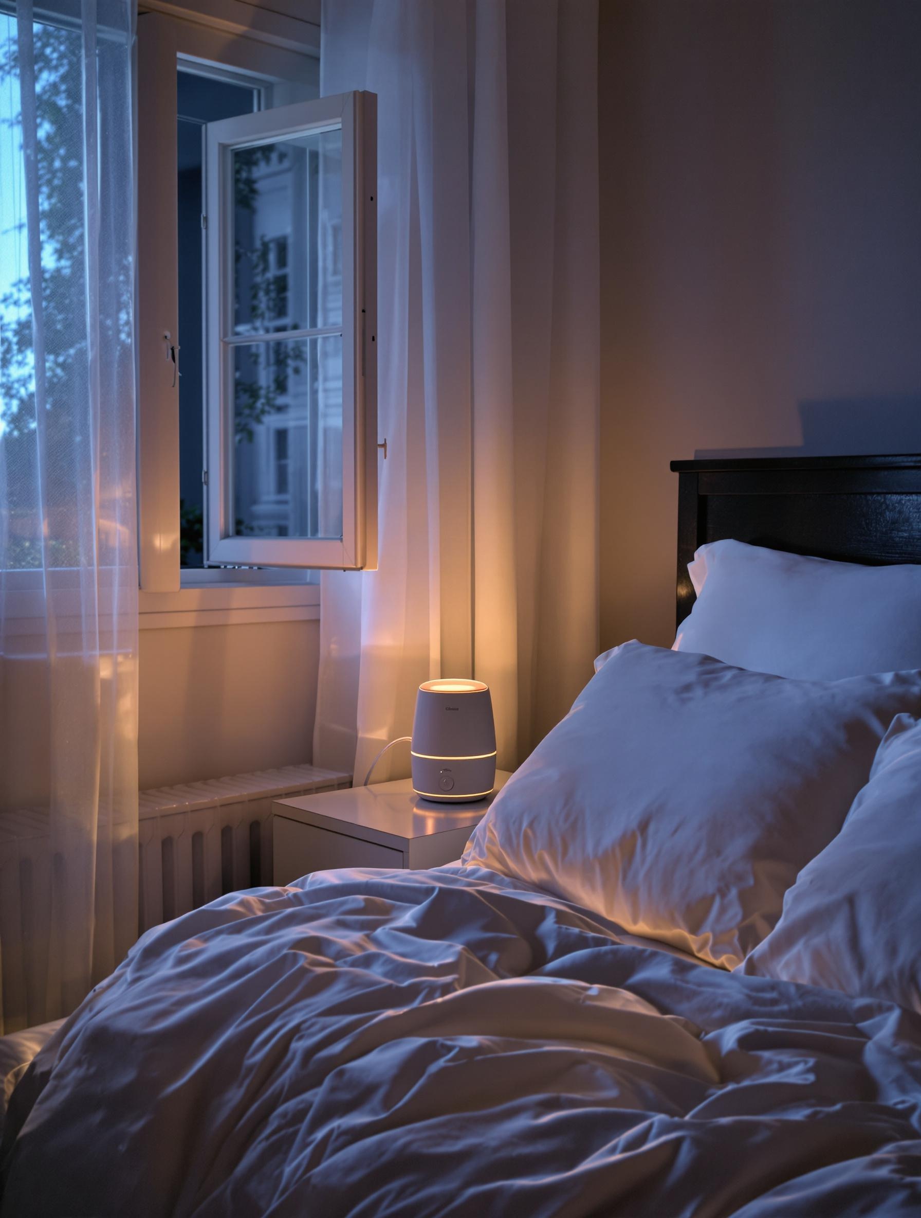 Chambre saine et adaptée pour mieux dormir malgré un nez bouché