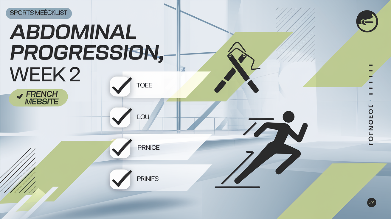 checklist semaine2 progression abdos