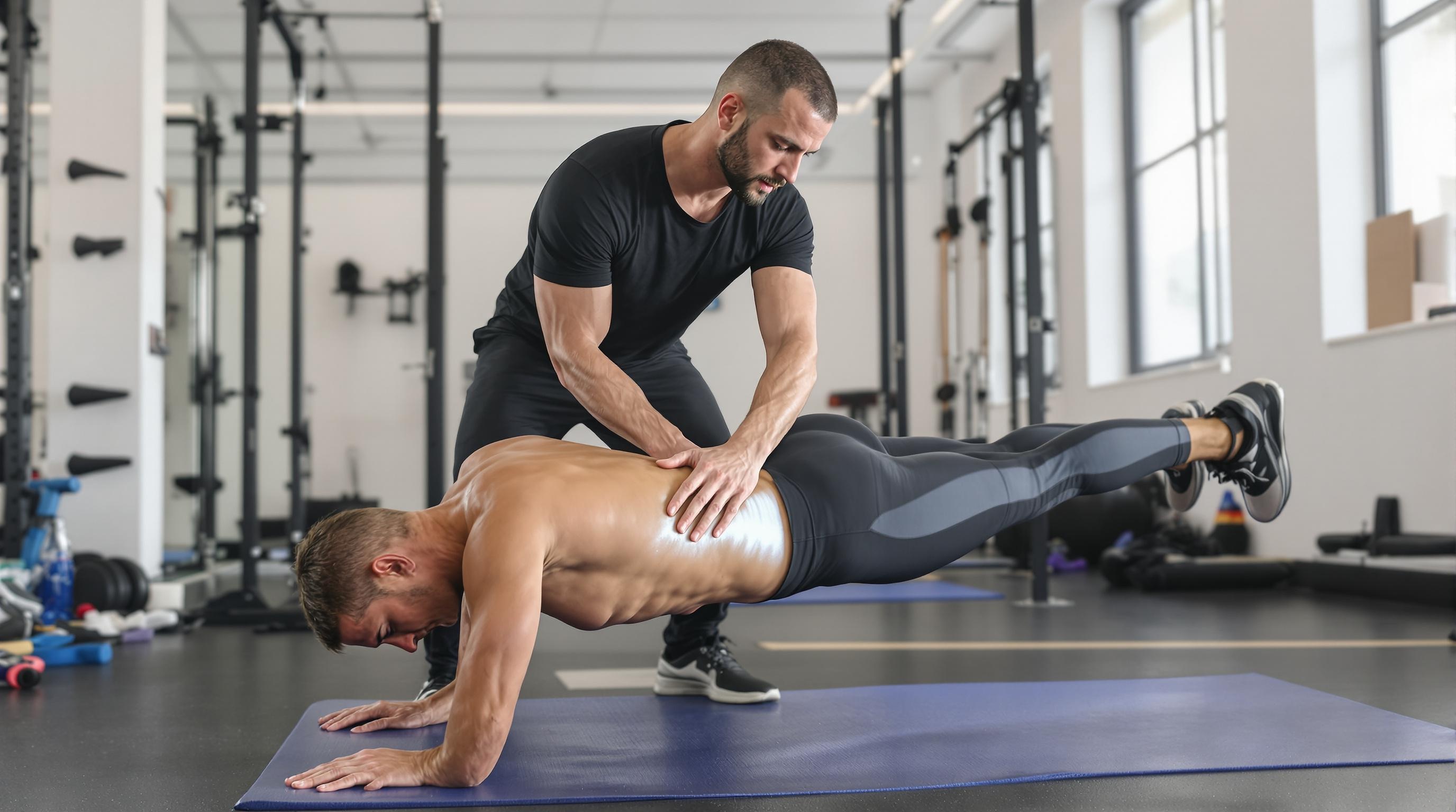 coach corrige posture planche risque dos cambré