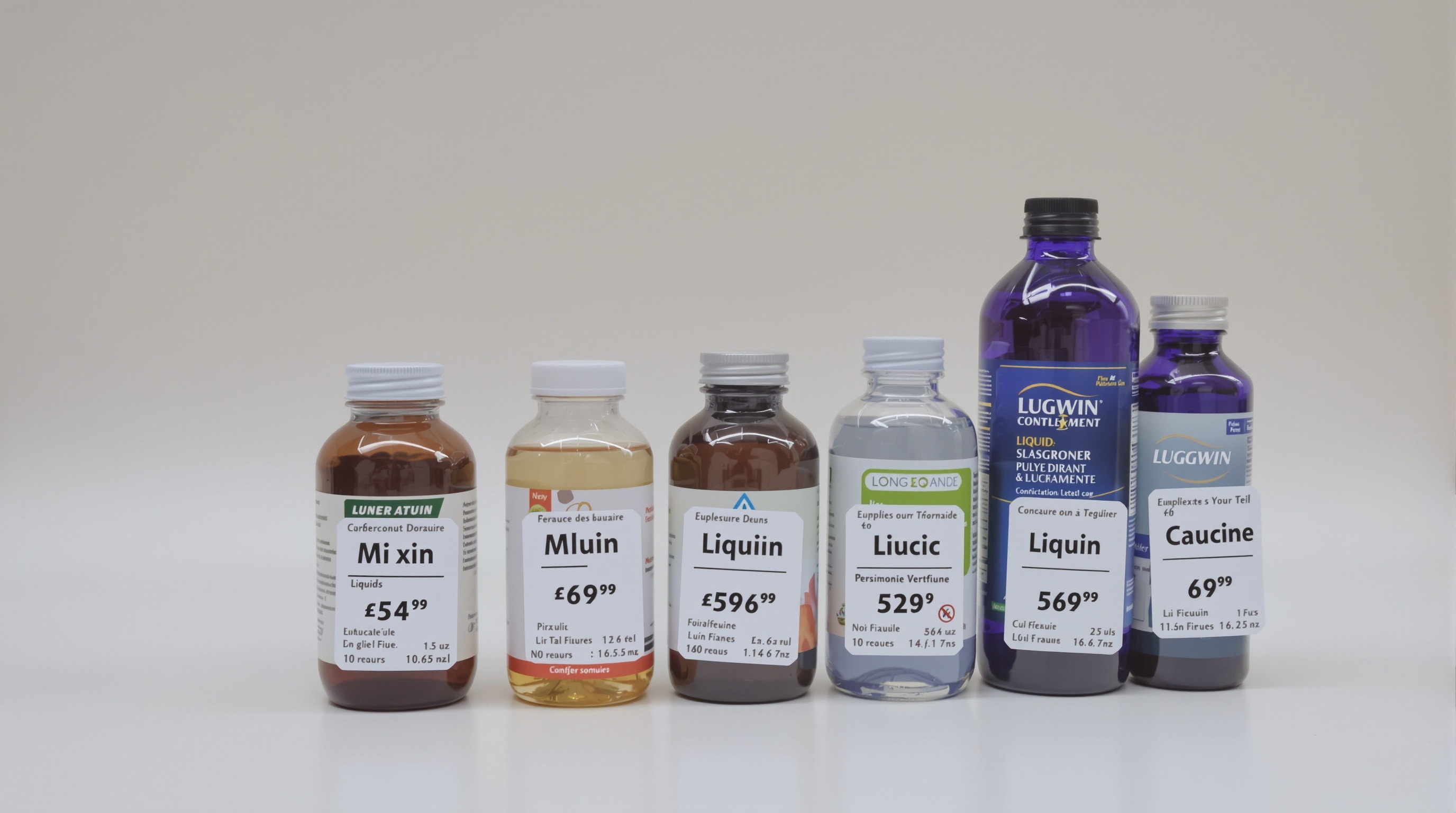 comparatif prix flacons compléments liquides