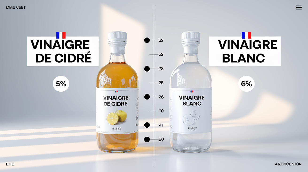 Comparatif entre le vinaigre de cidre et le vinaigre blanc pour les poux