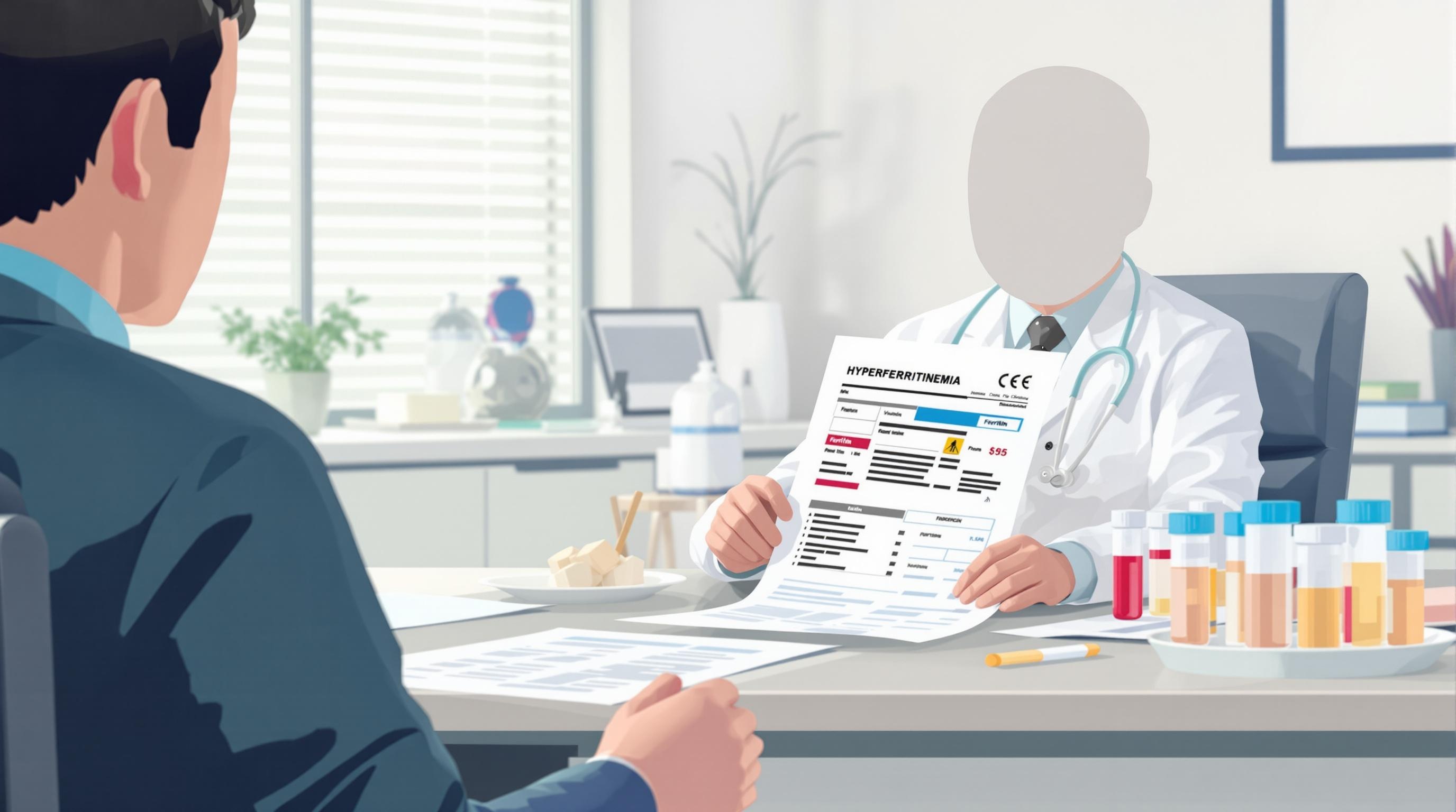 Consultation médicale spécialisée hyperferritinémie
