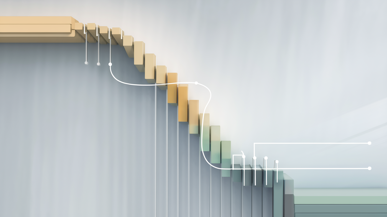 Courbe illustrant la décroissance progressive lors d’un tapering sécurisé