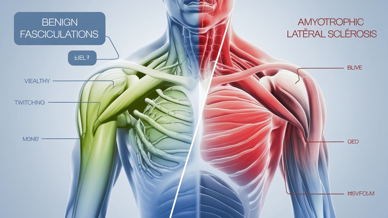 Comparaison entre fasciculations bénignes et SLA