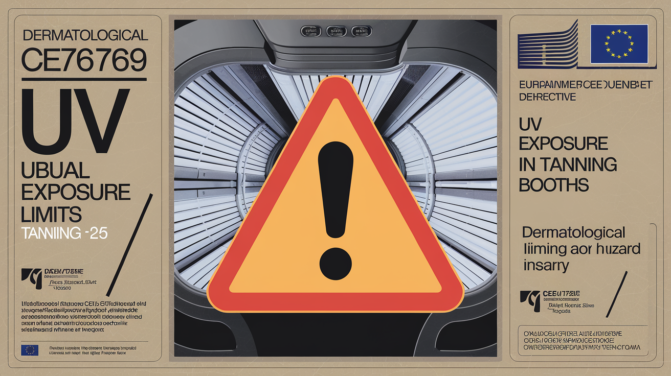 Directive européenne CE/76/769 sur les dangers et limites des UV en cabine