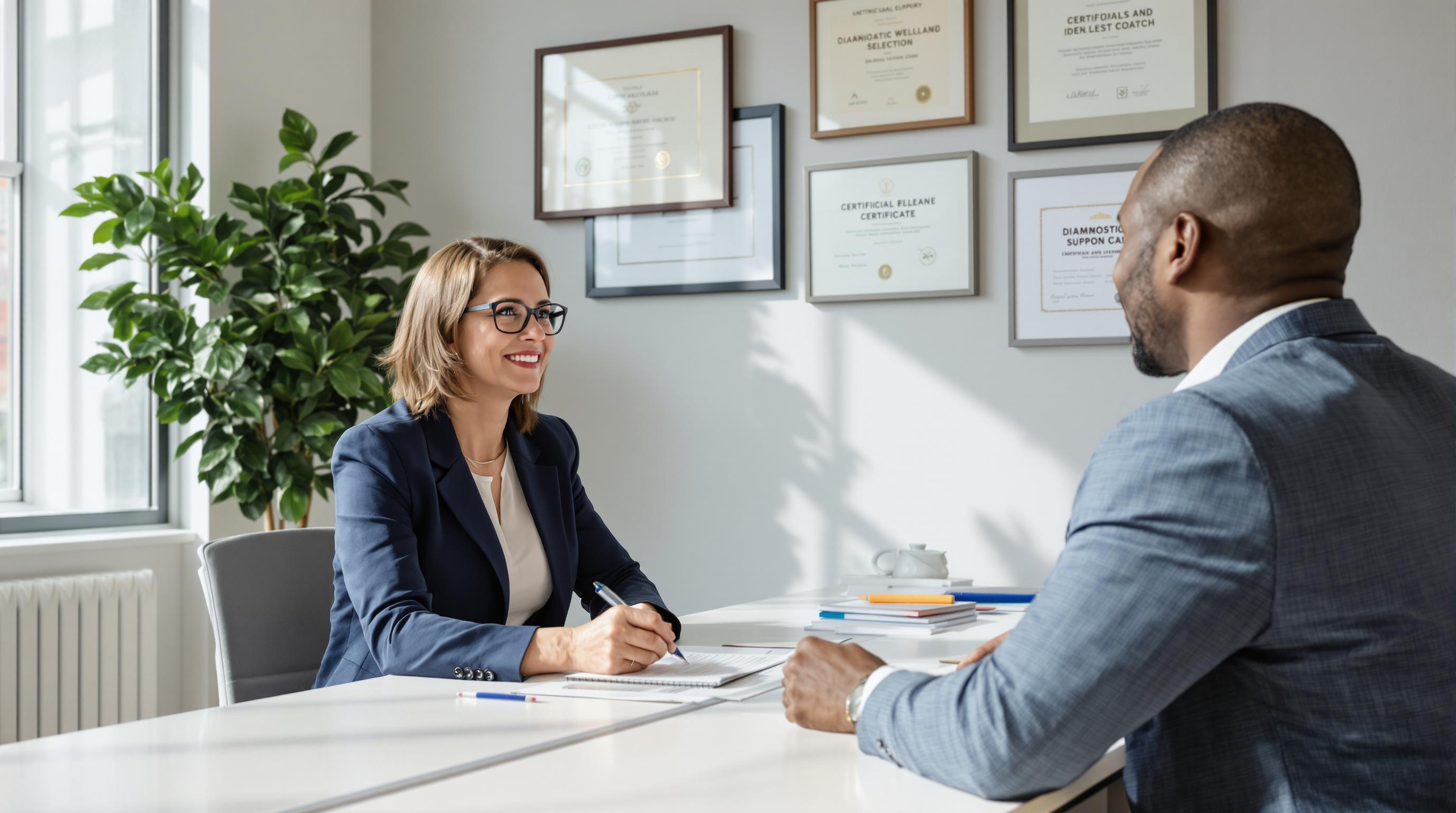 Un échange entre un manager RH et un coach bien-être certifié souligne l'importance d'une sélection exigeante et personnalisée.