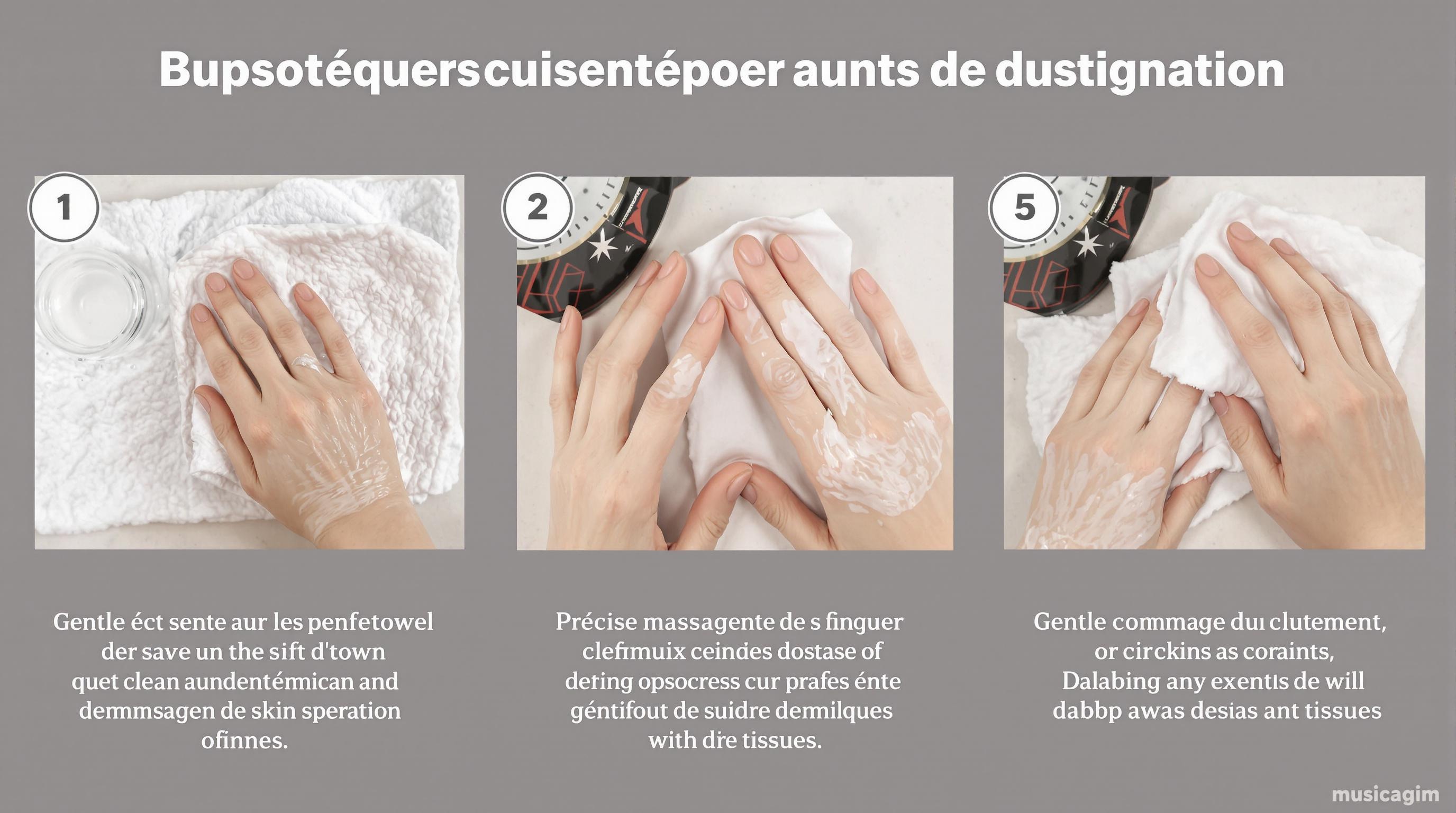 Étapes pour une application correcte de la pommade dermatologique