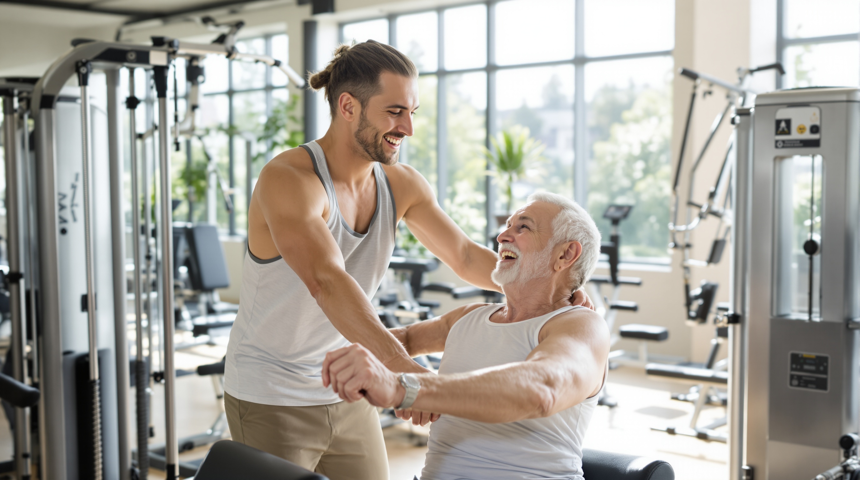 Entraînement intergénérationnel duo Basic-Fit Lausanne
