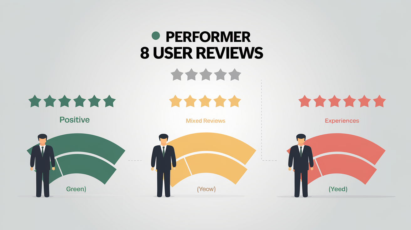 Graphique répartition avis utilisateurs Performer 8