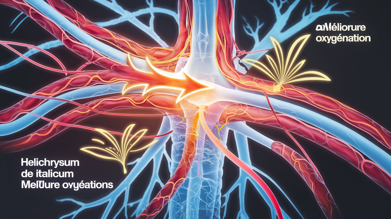microcirculation capillaire fibre nerveuse hélichryse romarin camphre