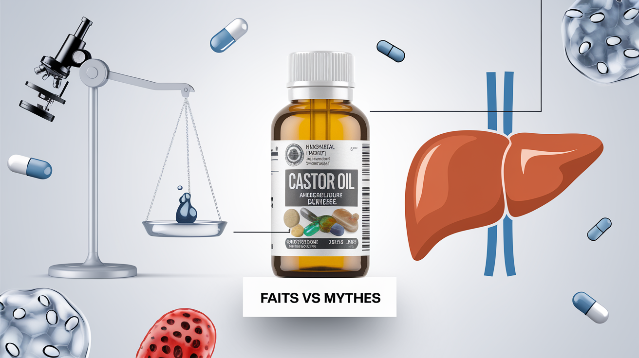 Faits et mythes sur l'huile de ricin : foie, digestion, poids