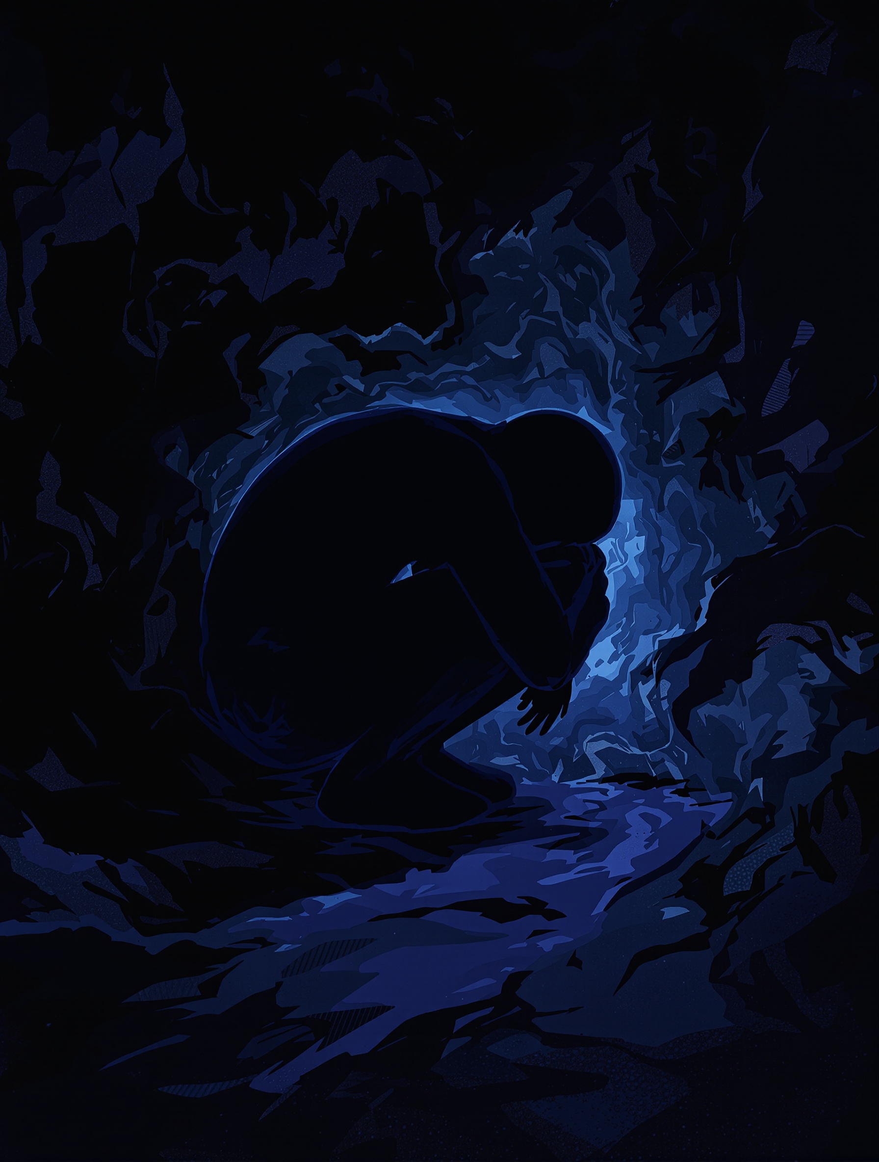 Fatigue profonde lors d'une nuit noire de l'âme