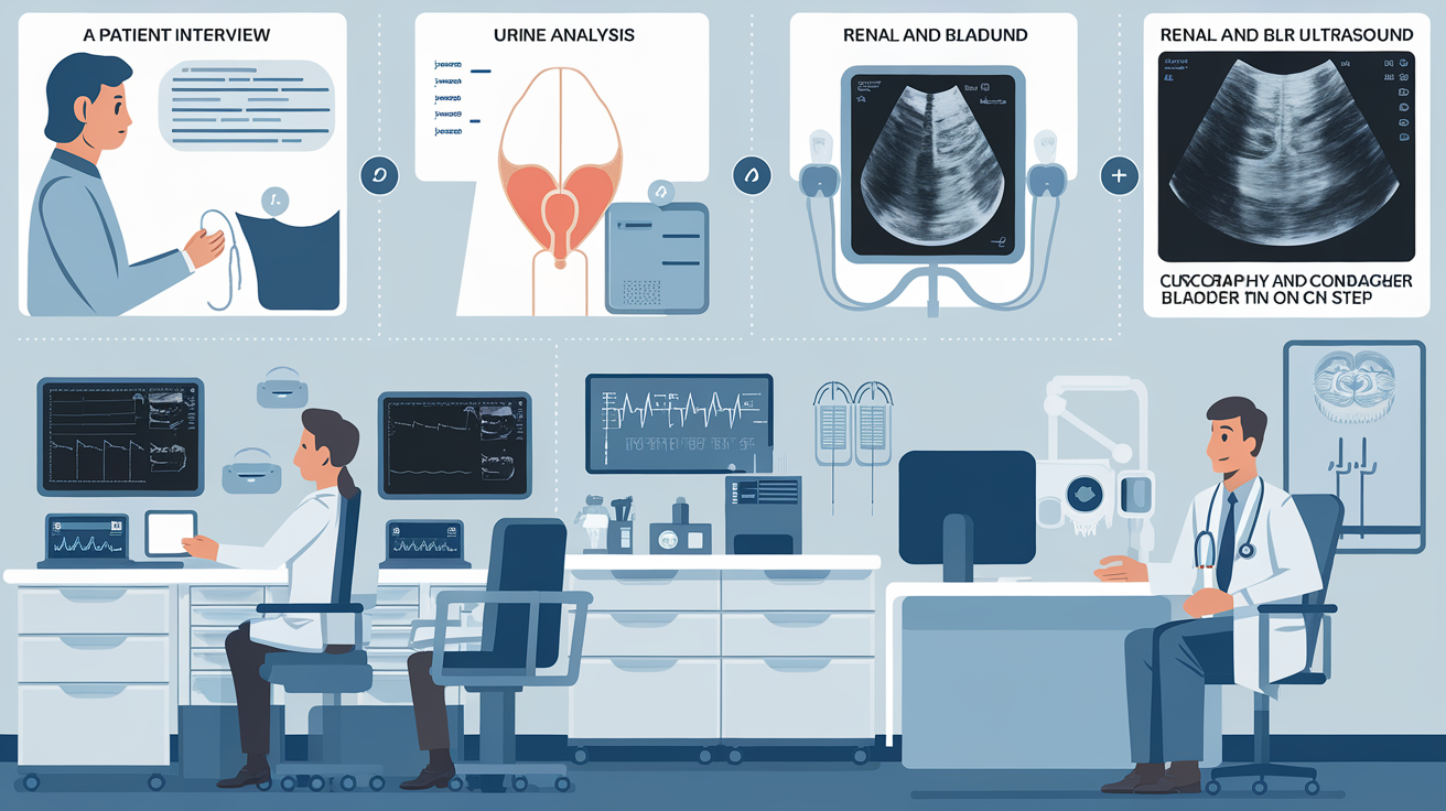 Illustration d'un bilan urologique