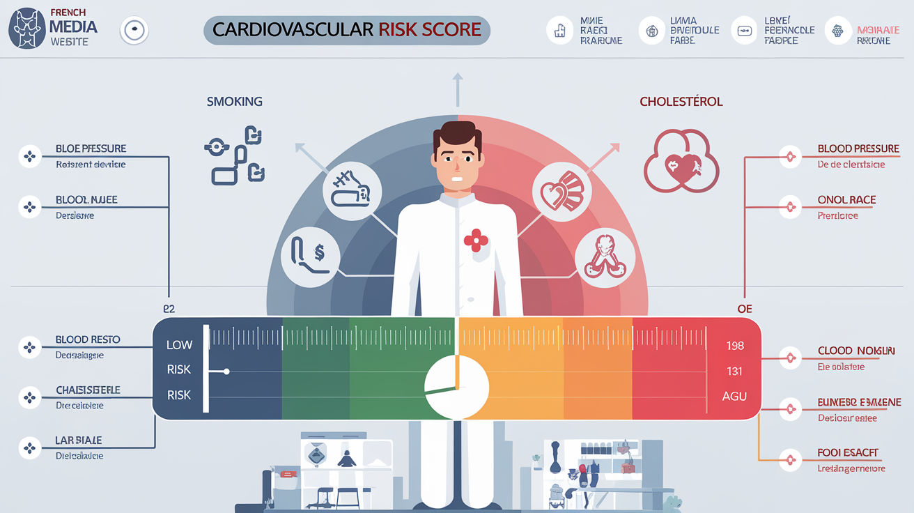 Infographie score de risque cardiovasculaire