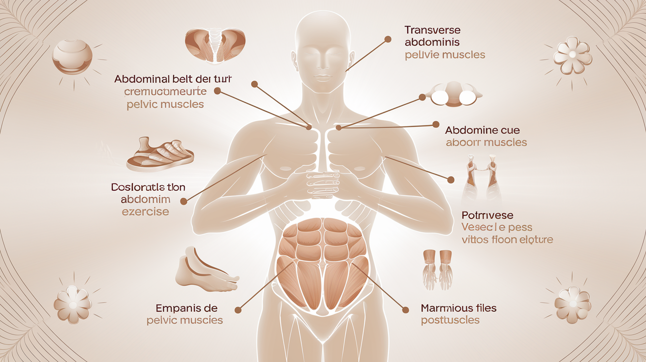 Silhouette pratiquant le stomach vacuum, illustrant les effets sur la sangle abdominale, le transverse et la posture.