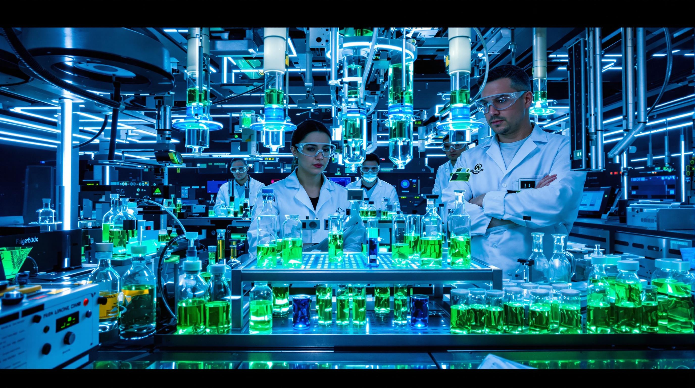 Laboratoire analysant une plante amazonienne prometteuse