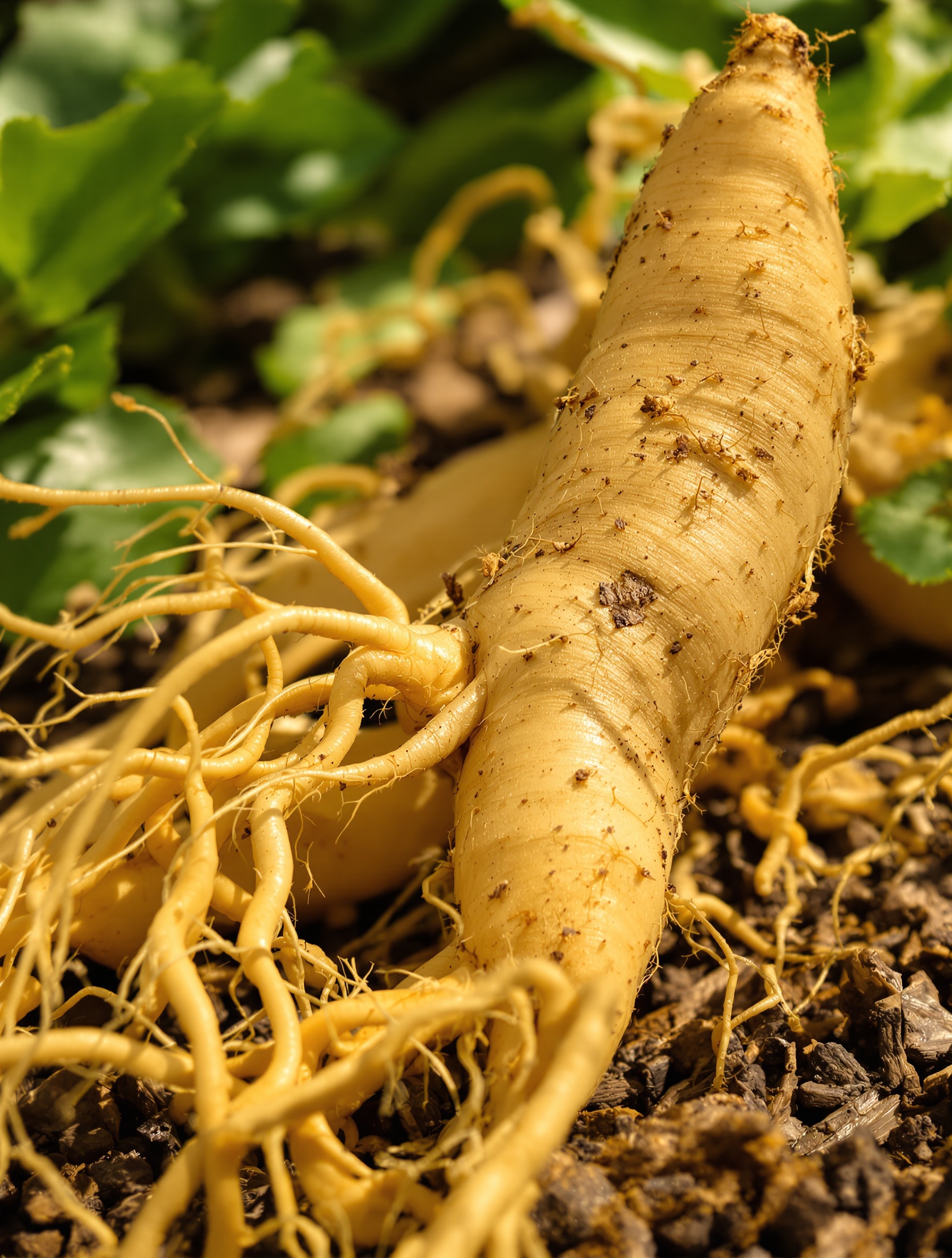 Racine de ginseng - propriétés vitalisantes et adaptogènes