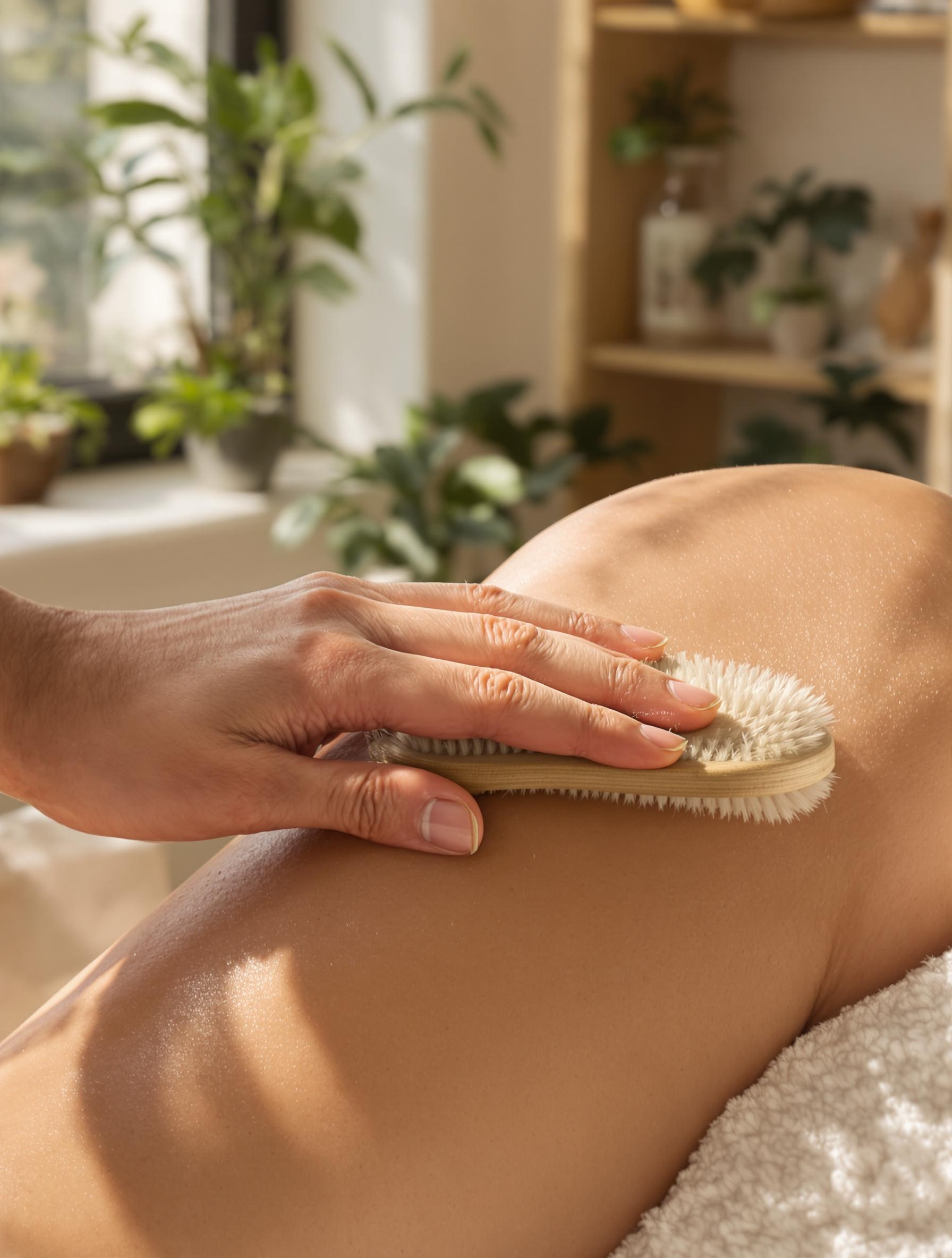 Brossage à sec pour cellulite : naturopathie, brosse en sisal