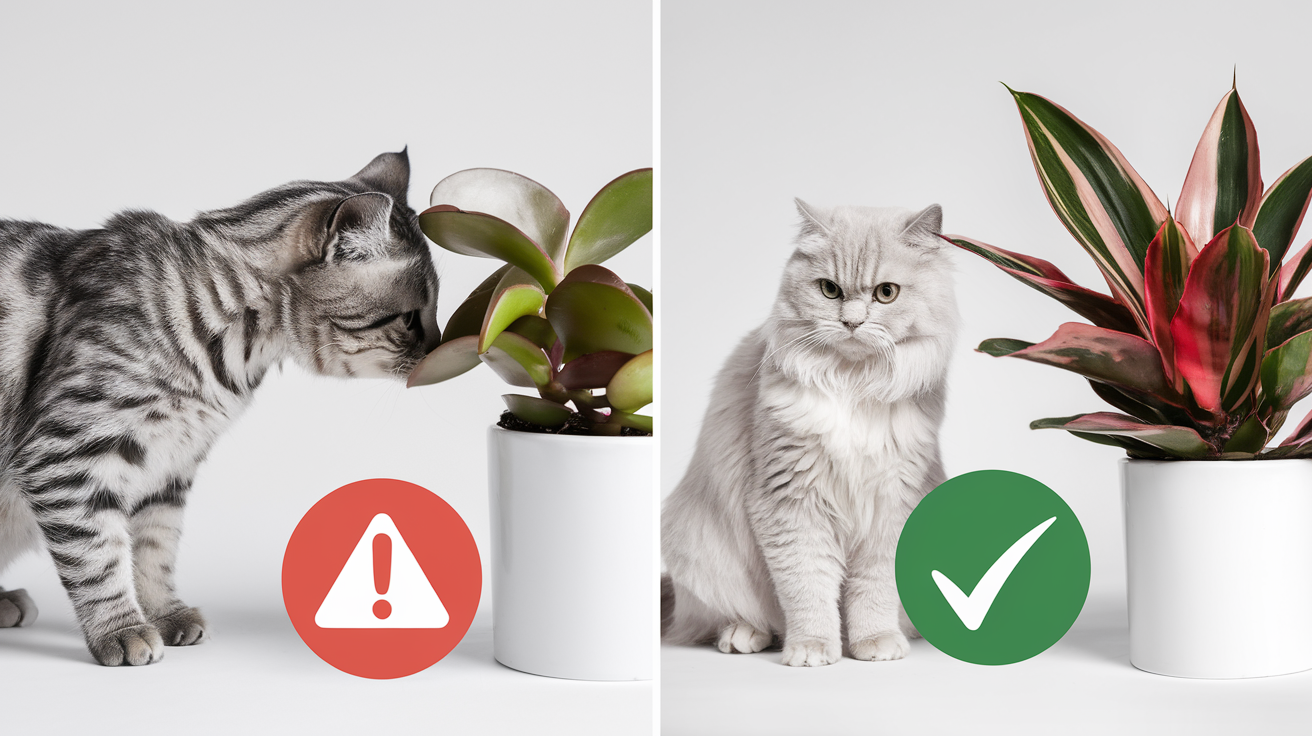 Plantes toxiques vs non toxiques pour chats