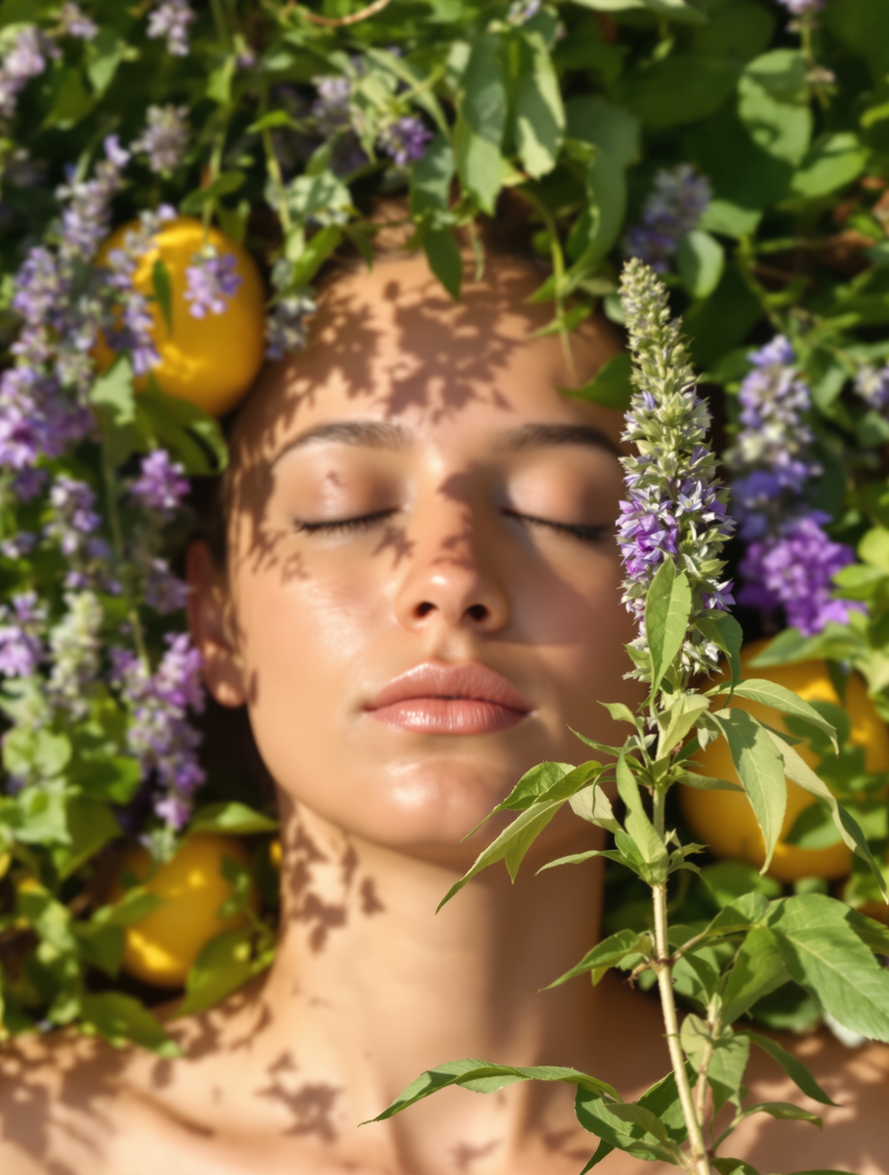 Détente naturelle avec plantes et fleur de CBD