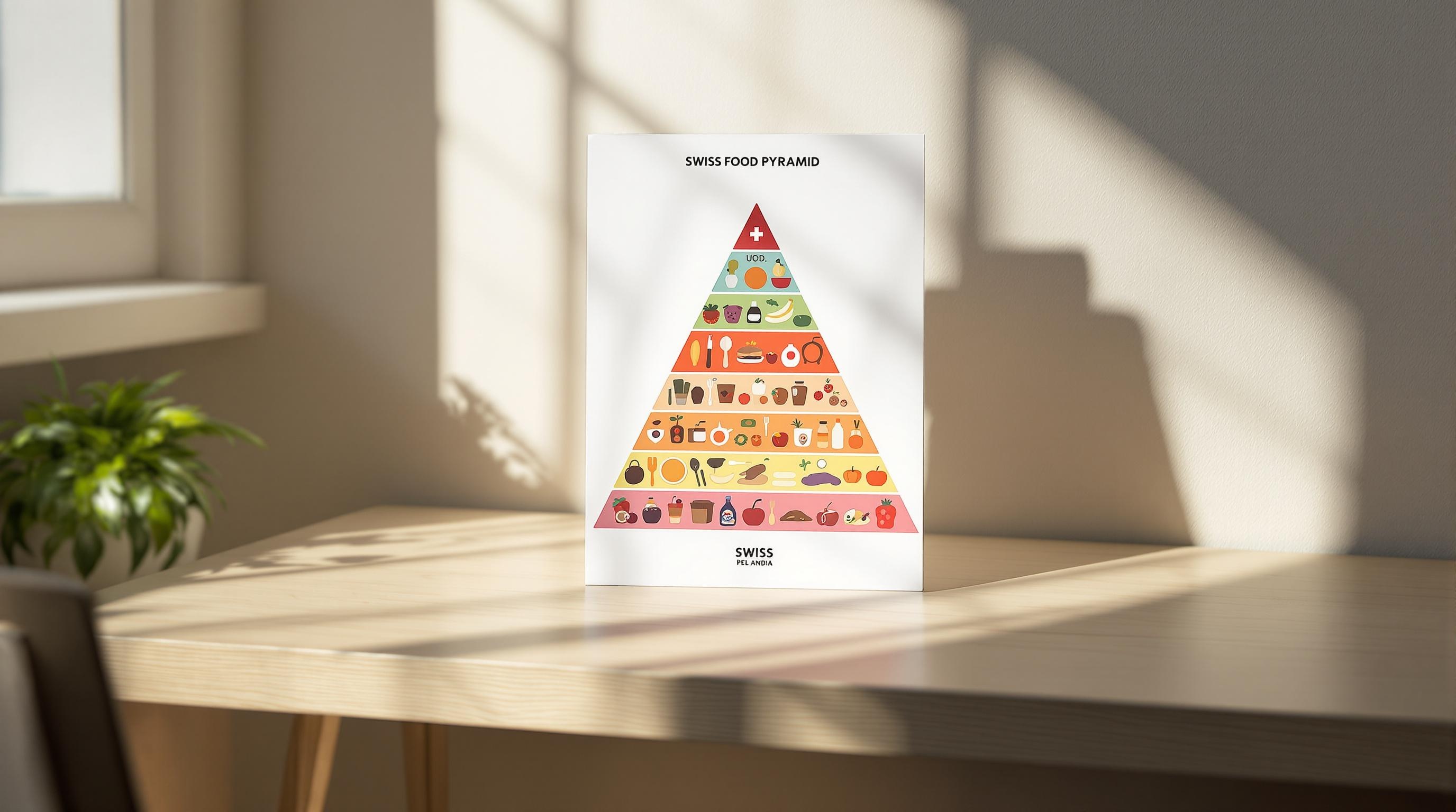 Visuel officiel de la pyramide alimentaire suisse