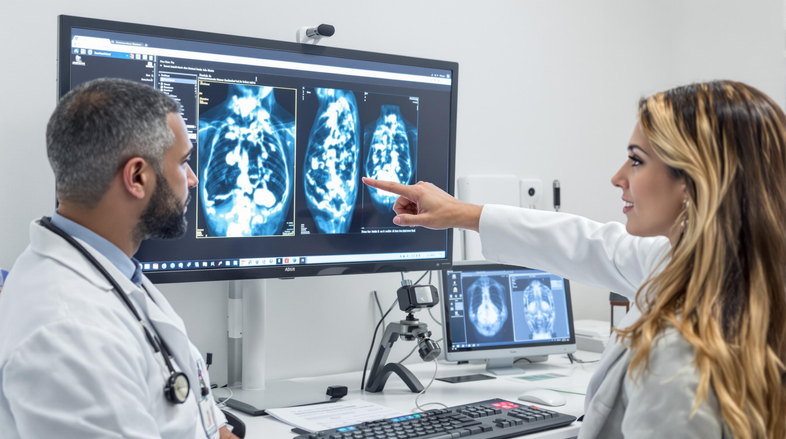 Un radiologue explique une biopsie négative après un score ACR4.