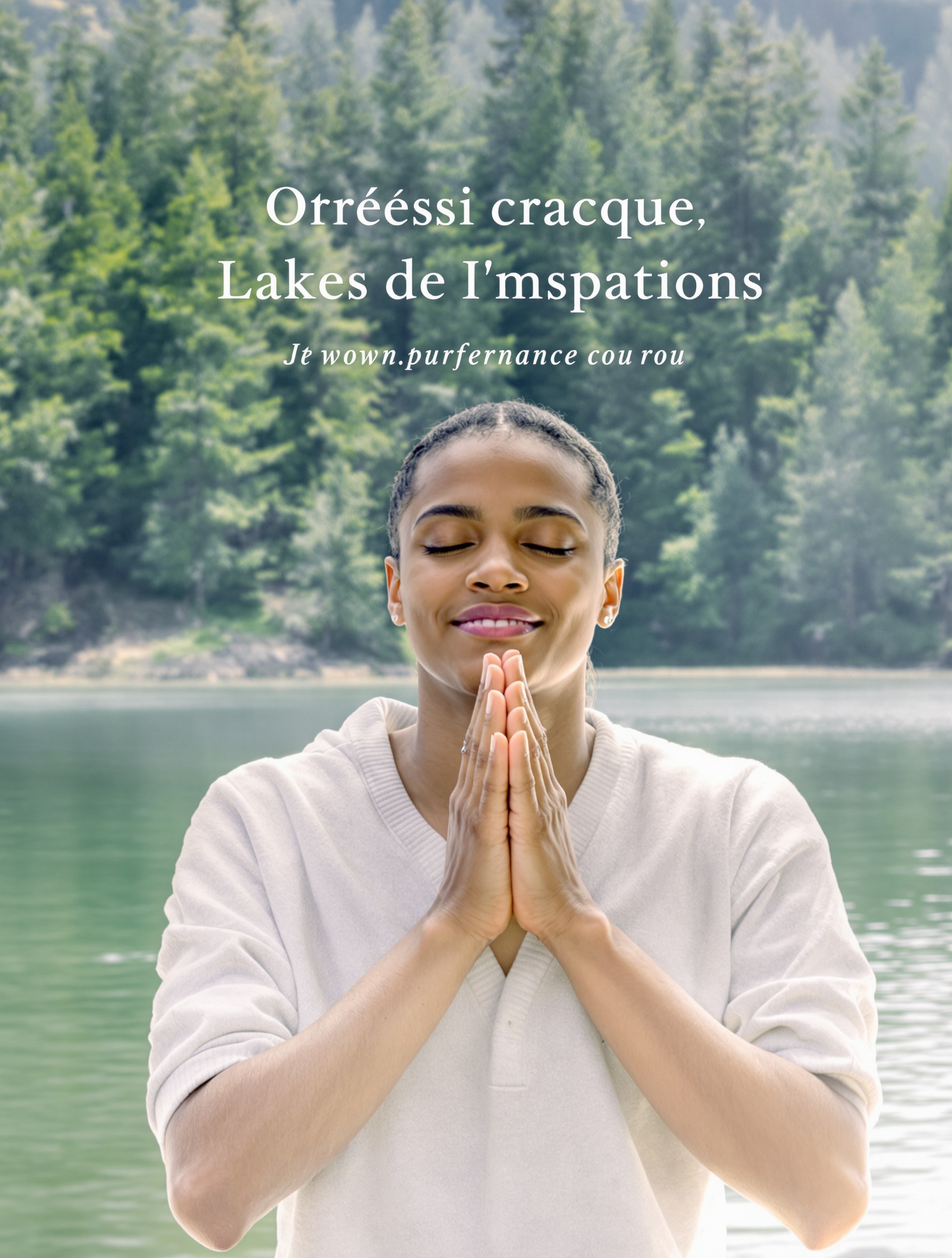 Respiration profonde relaxation stress lac nature