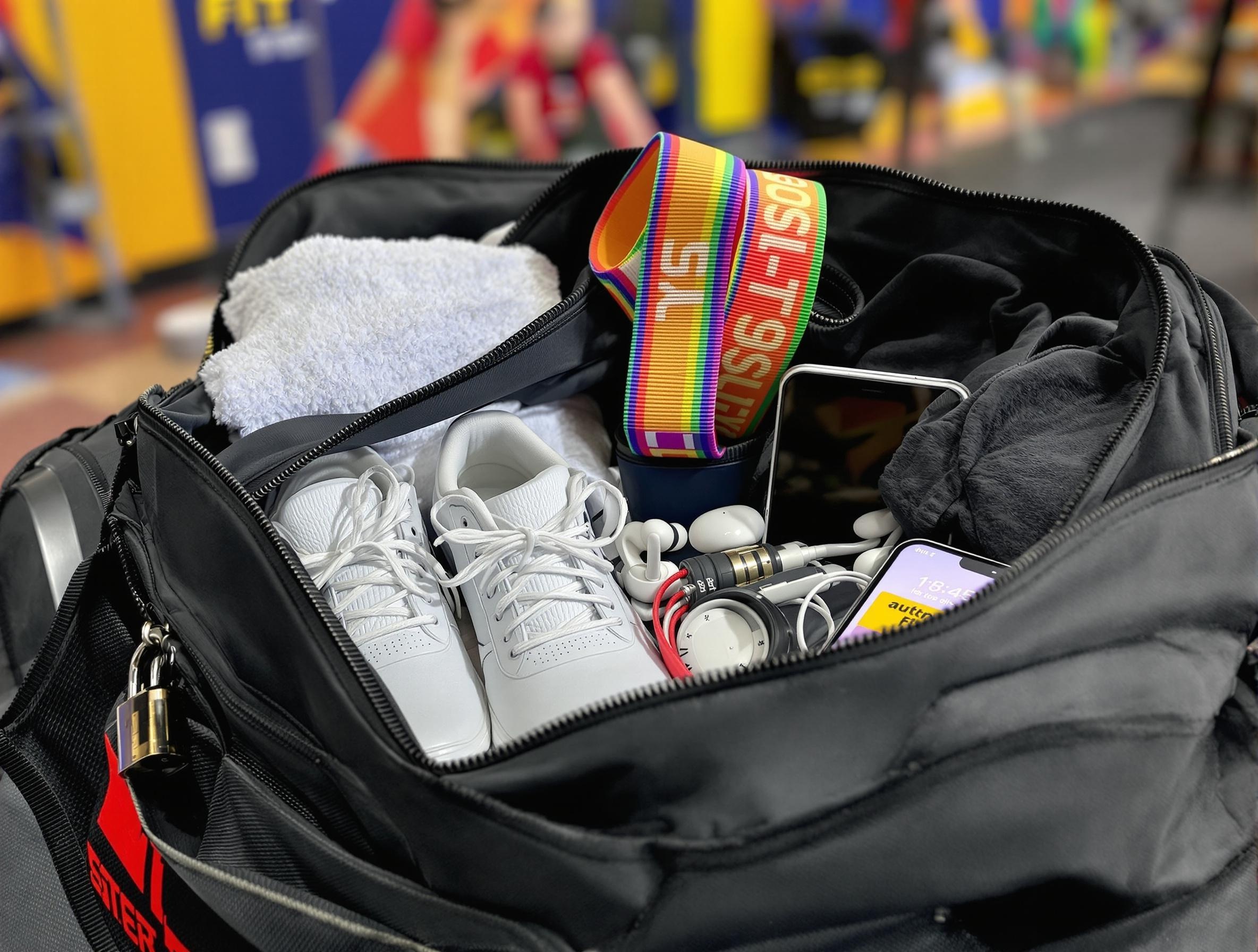 Sac prêt pour séance Basic Fit