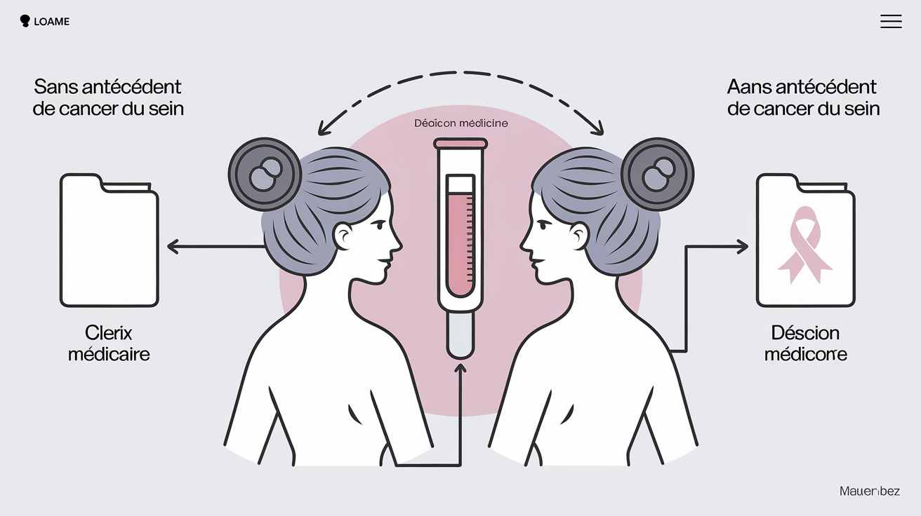 Colpotrophine et risque cancer du sein : schéma nuance décision médicale