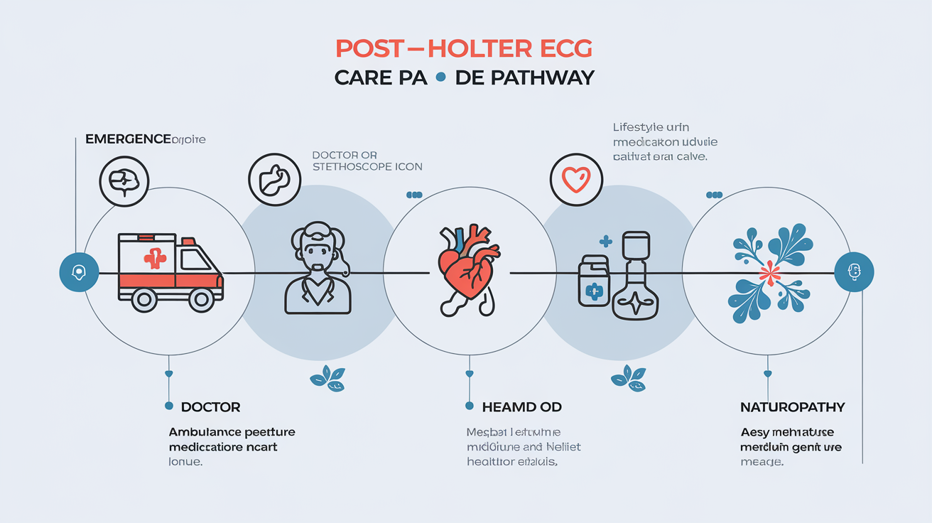 Schéma post-Holter ECG : urgence, consultation, traitements, hygiène de vie et naturopathie