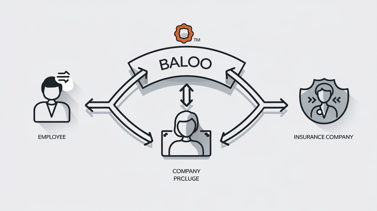 Schéma tripartite courtier gestionnaire Baloo