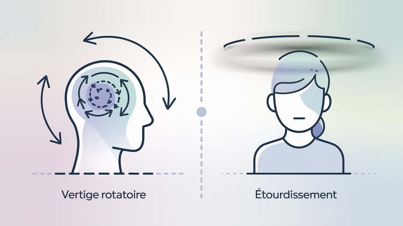 Différence entre vertige rotatoire et étourdissement