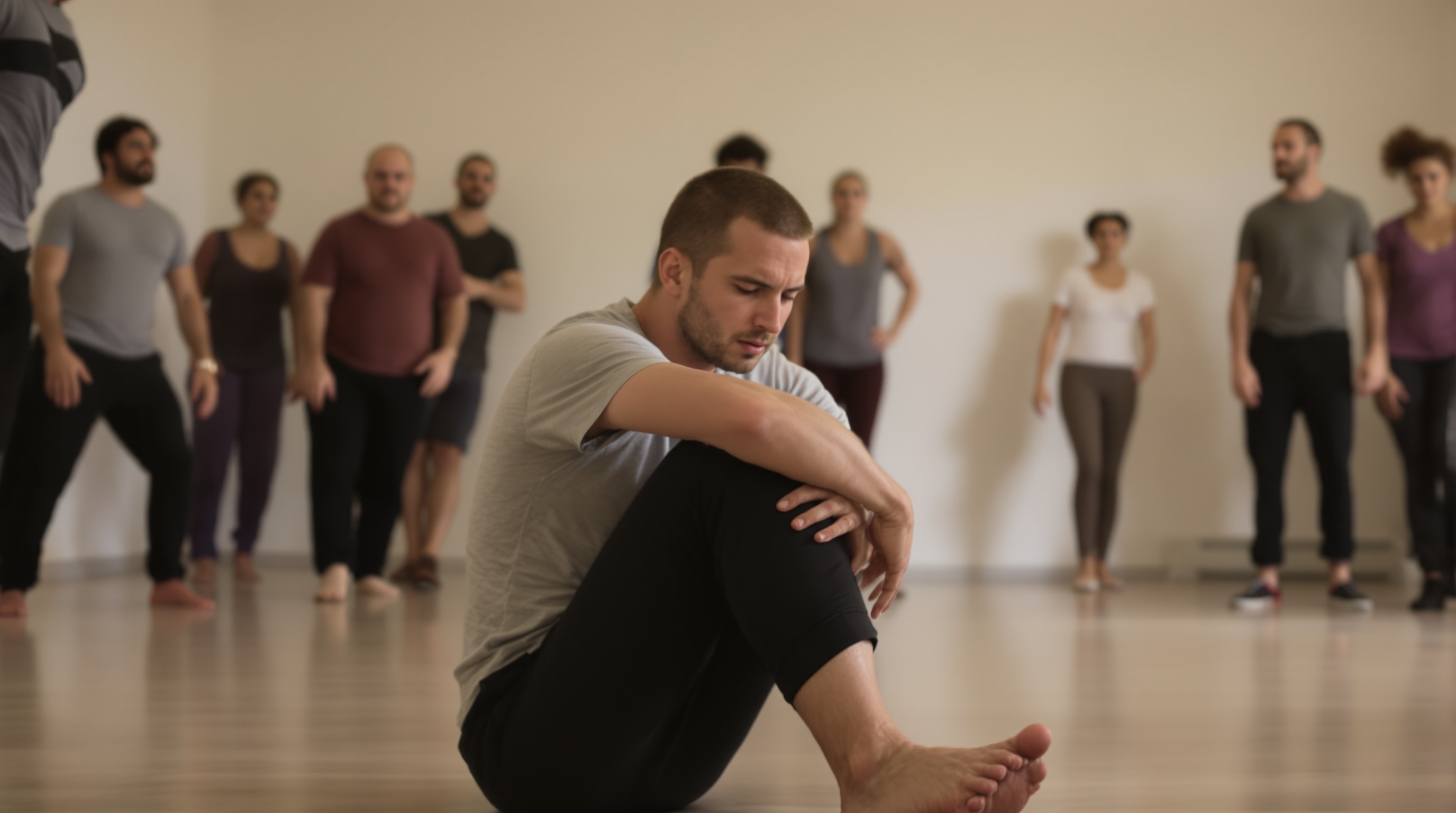 Participant blessé pendant une séance de Biodanza