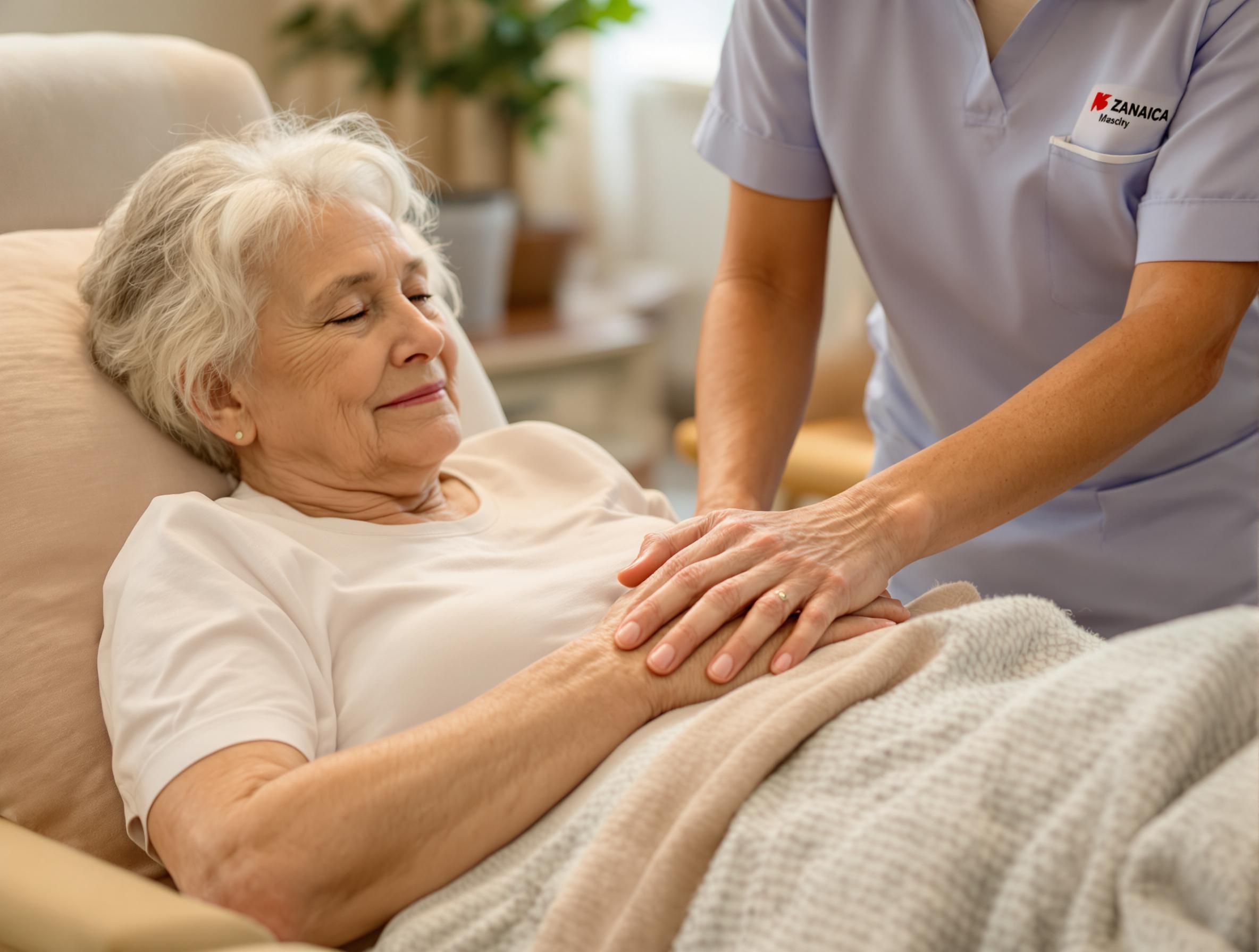Séance de relaxation et massage en UHR Alzheimer