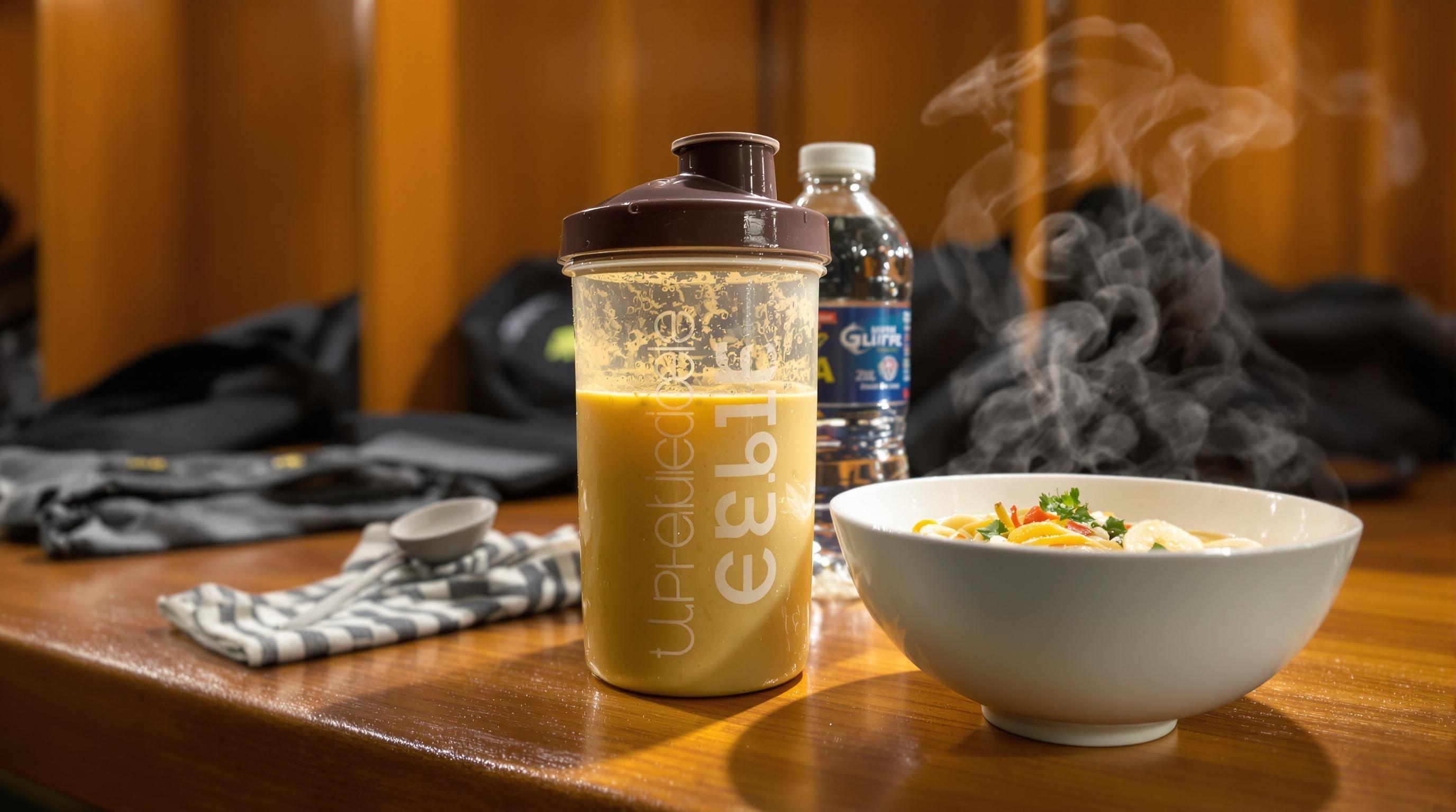 Smoothie banane et avoine pour un match en soirée
