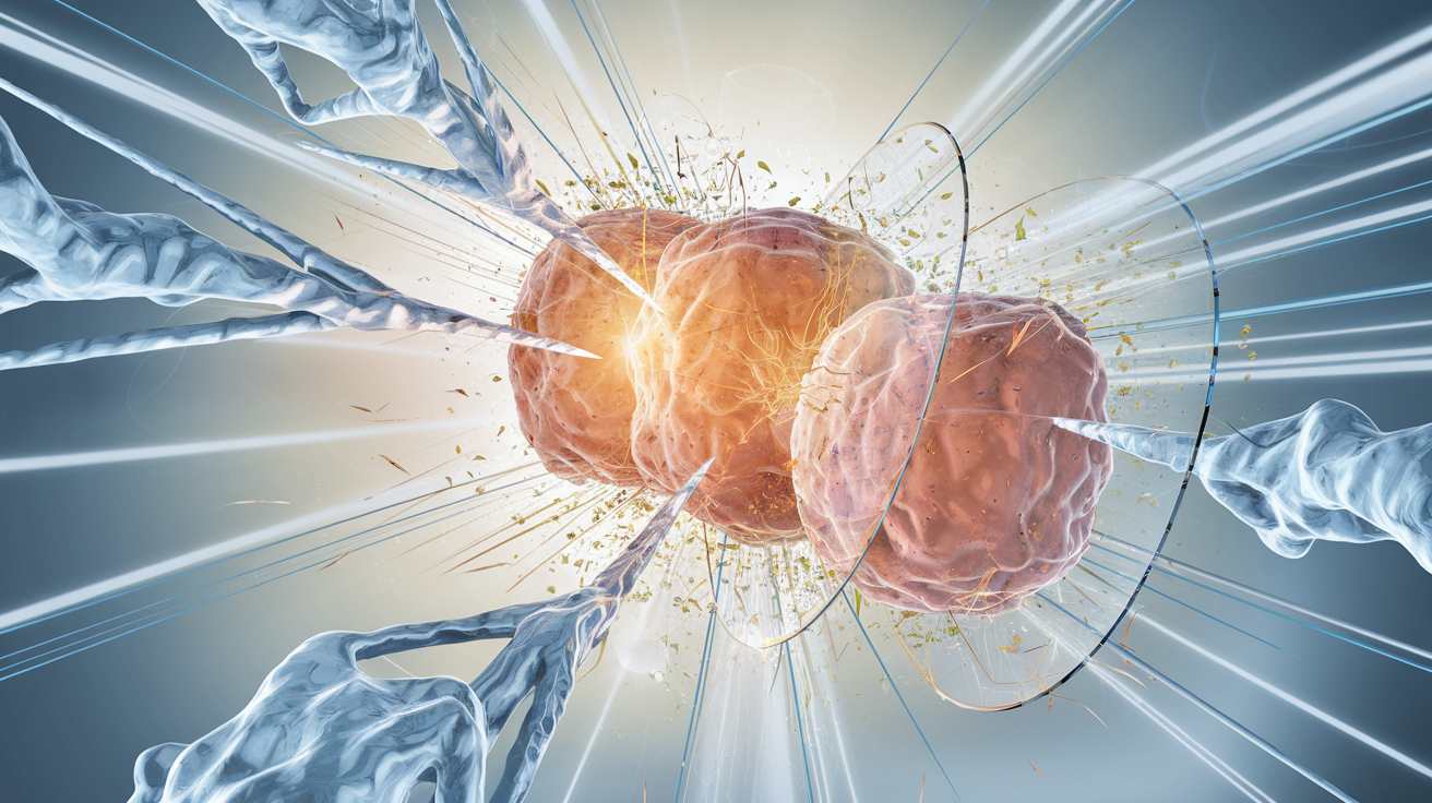 Schéma explicatif du stress oxydatif et des antioxydants protégeant la cellule