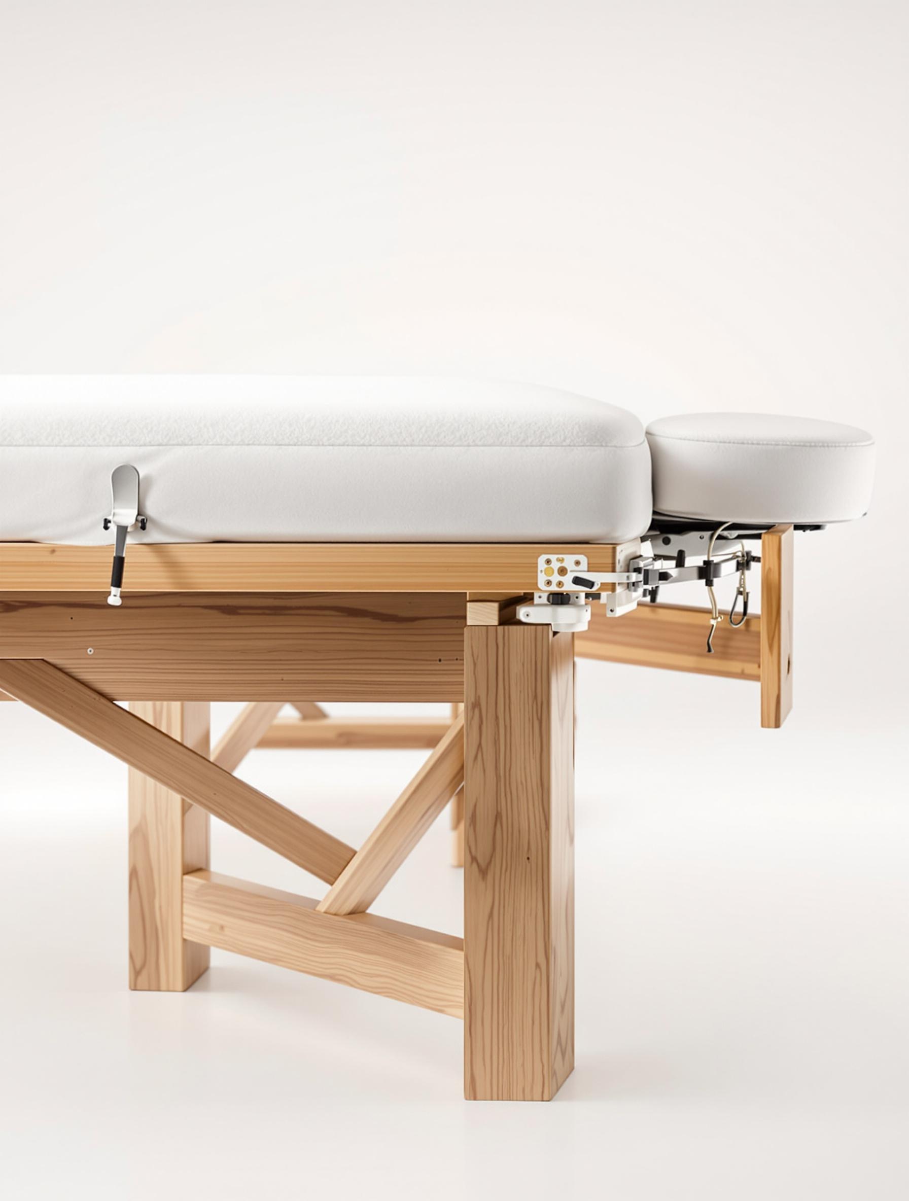 table massage fixe bois massif stable écologique