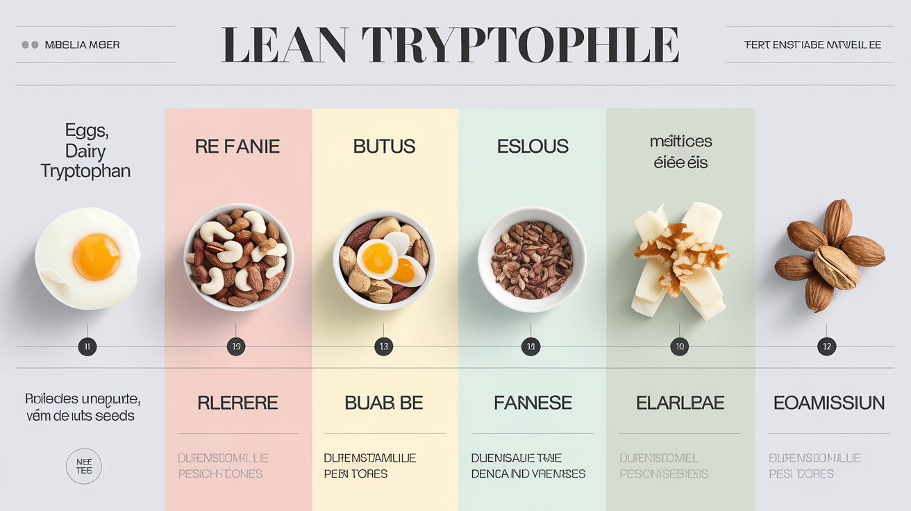 Tableau aliments tryptophane vitamines B magnésium