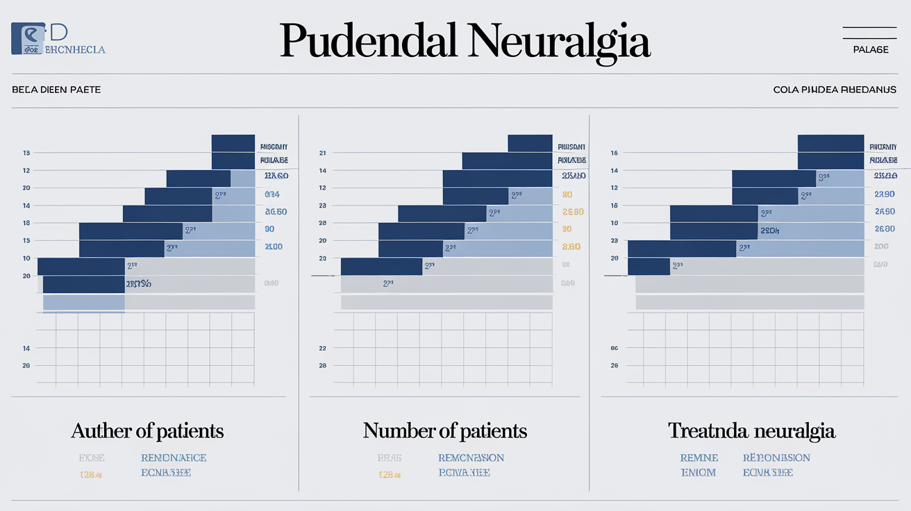 Tableau comparatif des études sur la rémission de la névralgie pudendale
