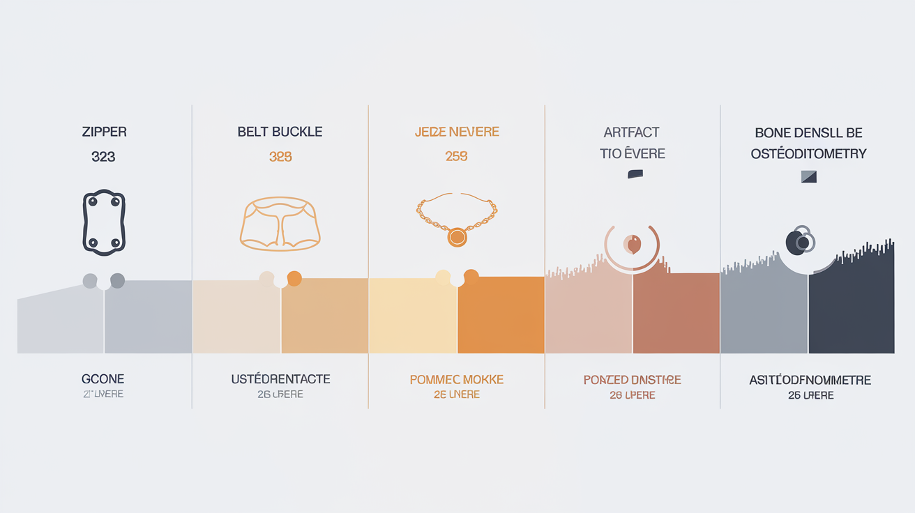 Comparatif des impacts des sources métalliques sur l’ostéodensitométrie