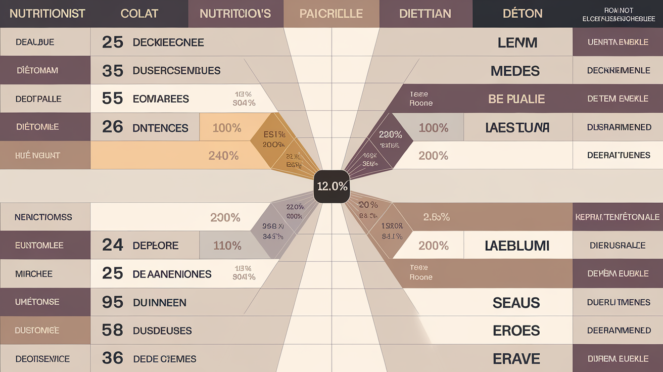 Tableau comparatif diplôme nutritionniste diététicien