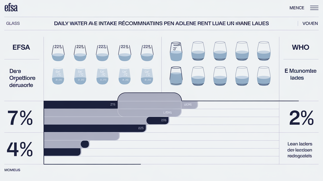 Recommandations hydriques EFSA OMS hommes femmes